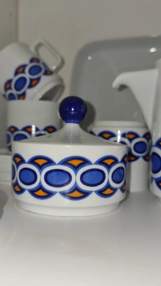 Servizio Tè Porcellana Bavaria J.Seltman anni '70