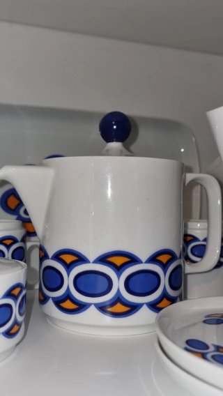 Servizio Tè Porcellana Bavaria J.Seltman anni '70