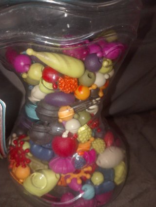 Perle ad incastro multicolore