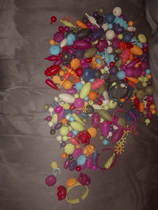 Perle ad incastro multicolore