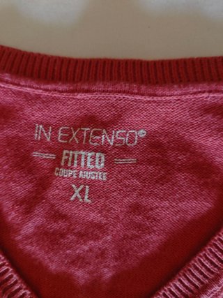 Jersey In Extenso Hombre Talla XL Rojo