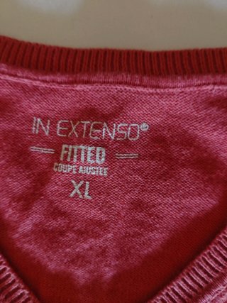 Jersey In Extenso Hombre Talla XL Rojo