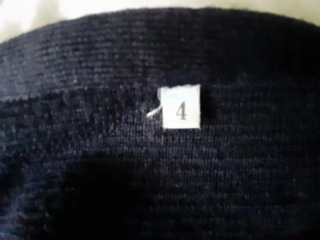 Chaqueta de punto azul para hombre