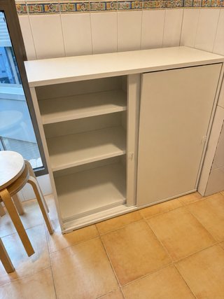 Armario auxiliar IKEA VIHALS blanco 95x47x90 cm
