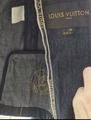 Giacca Louis Vuitton Denim Blu