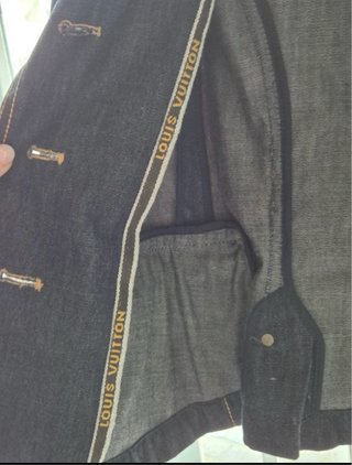 Giacca Louis Vuitton Denim Blu