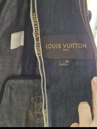 Giacca Louis Vuitton Denim Blu