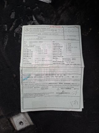 Despiece Mercedes Clase C