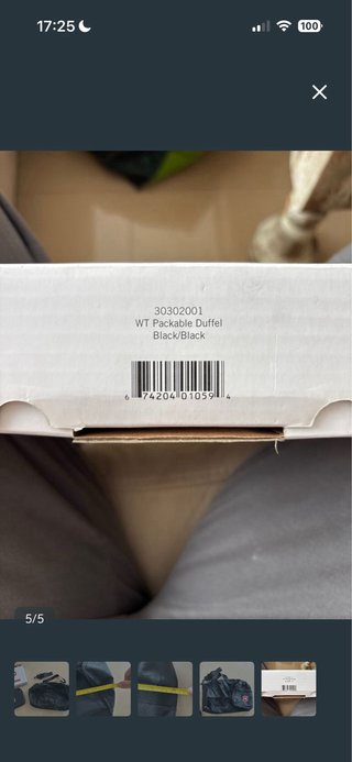 Bolsa Viaje Victorinox Negra Plegable