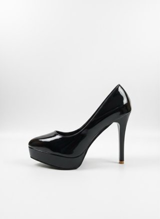 NUEVOS Zapatos tacón y plataforma negros