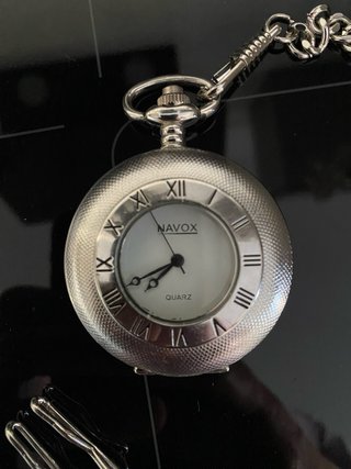 Orologio da taschino NAVOX Quarzo Argento