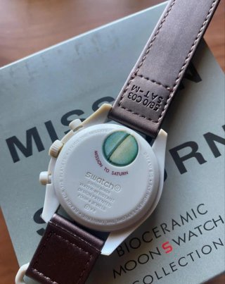 Swatch x Omega Misión a Saturno Bioceramic