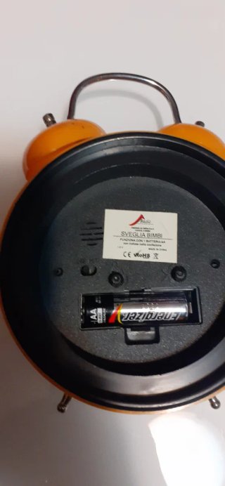 Sveglia arancione per bambini