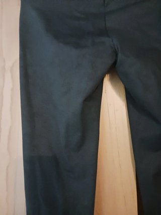 Leggings efecto piel negros