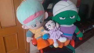 Set 4 Peluches Personajes Anime