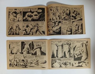 4 cómics originales, serie Sigur el Wikingo, 1958.