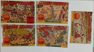 4 cómics originales, serie Sigur el Wikingo, 1958.