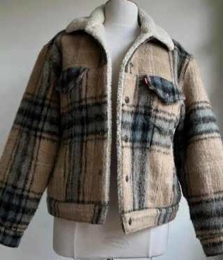 Giubbino Levi's Flanella Beige/Multicolor