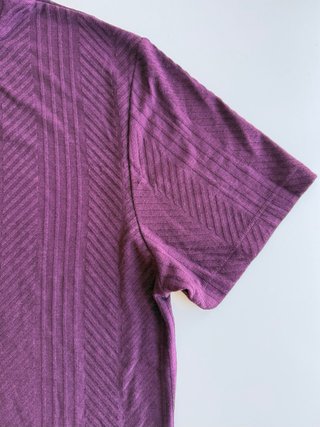 Camiseta ASOS burdeos morada hombre
