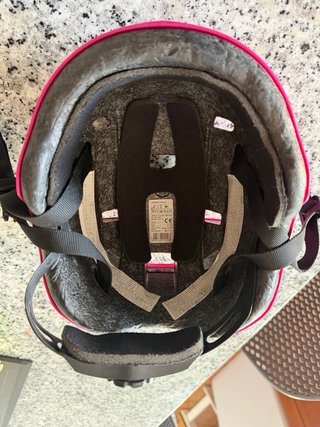 Casco infantil rosa XS (47-52 cm)