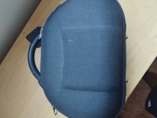 Neceser de viaje azul y gris