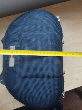 Neceser de viaje azul y gris