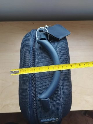 Neceser de viaje azul y gris