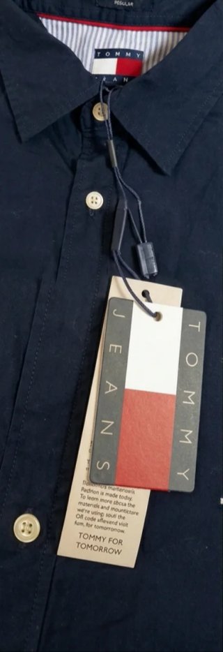 Camisa Tommy Hilfiger Slim Fit Azul Talla S