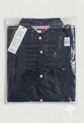 Camisa Tommy Hilfiger Slim Fit Azul Talla S