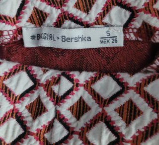 Pantalón corto estampado rombos