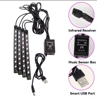 Luces LED Interior Coche - Cambia de estilo en seg