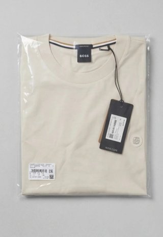 Camiseta BOSS Beige Talla S Nueva