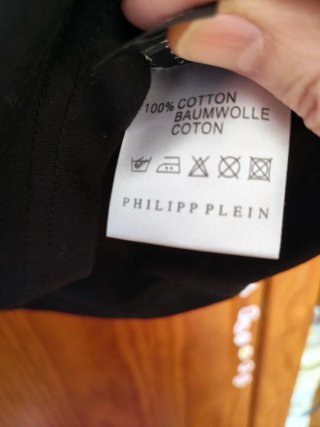 T-shirt Philipp Plein Preta com Caveira M
