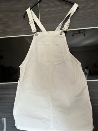 Vestido Peto Blanco Corto