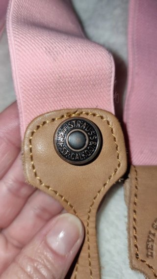 Bretelle Levi's Vintage Anni '80 Rosa