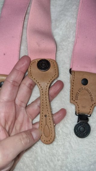 Bretelle Levi's Vintage Anni '80 Rosa