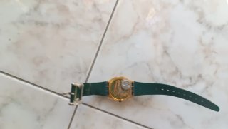 Orologio Swatch Oro e Verde