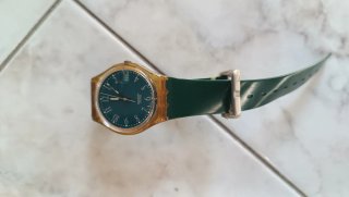 Orologio Swatch Oro e Verde