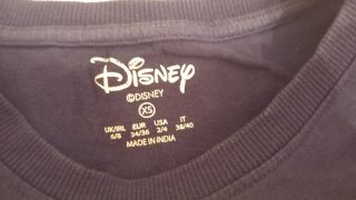 Lote 2 Camisetas Disney Chica Talla XS y S