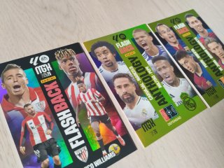 Cartas Panini Flashback y Anthology
