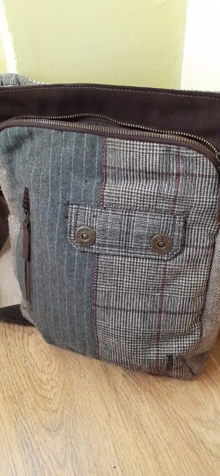 Bolso Desigual Marrón y Gris