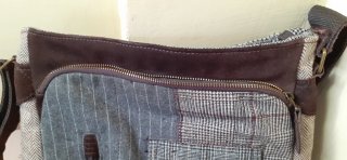 Bolso Desigual Marrón y Gris