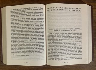 Libro José Antonio Primo de Rivera   Obras