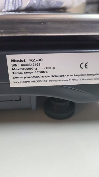 Báscula GRAM RZ-30K