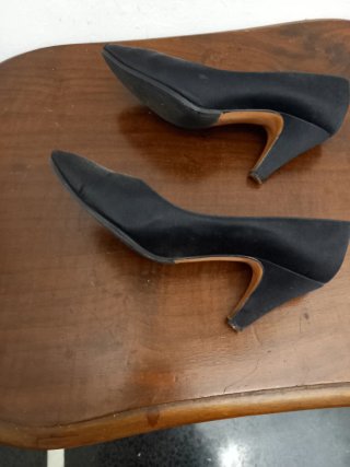 Décolleté Bruno Magli raso nere tg 34