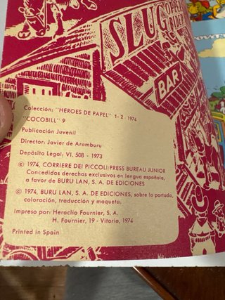 Lote 3 cocobill buru lan. Jacovitti