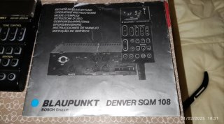 Blaupunkt Denver SQM 108 Radio Coche Retro