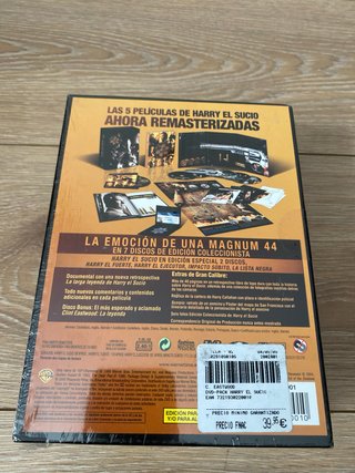 Harry El Sucio Edición Coleccionista 7 Discos DVD