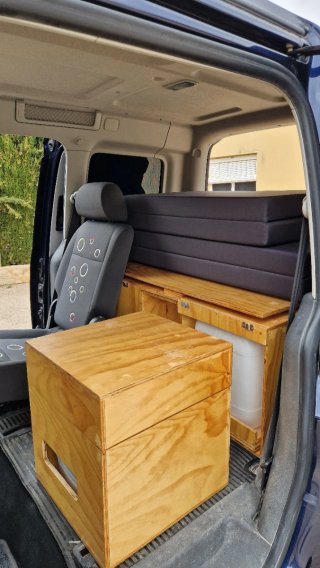 Módulos camper para furgoneta VW Caddy