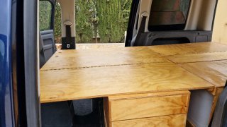 Módulos camper para furgoneta VW Caddy